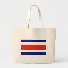 Bag med Costa Ricas Flagga Jumbo Tygkasse