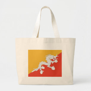 Bag med Flagga av Bhutan Jumbo Tygkasse