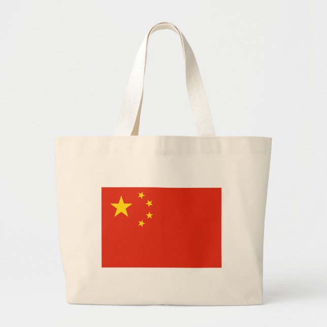 Bag med Flagga av China Jumbo Tygkasse (Framsidan)