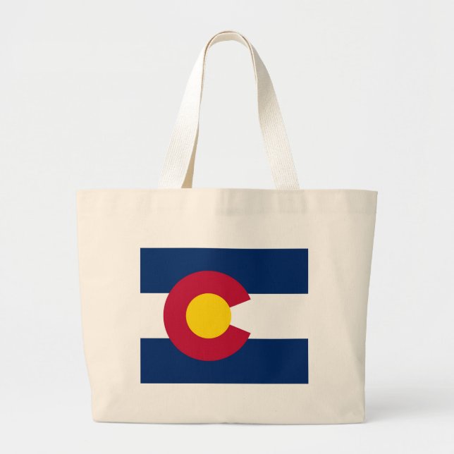 Bag med Flagga av Colorado State - USA Jumbo Tygkasse (Framsidan)