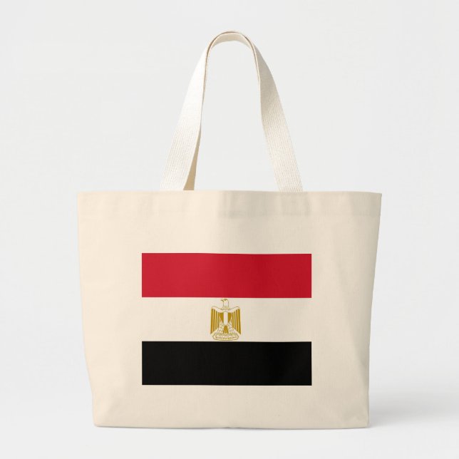 Bag med Flagga av Egypten Jumbo Tygkasse (Framsidan)