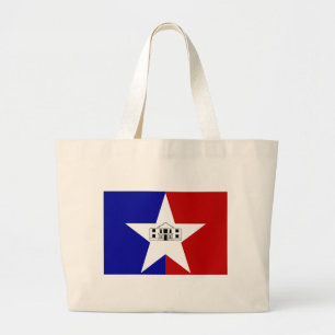 Bag med Flagga av San Antonio, USA Jumbo Tygkasse