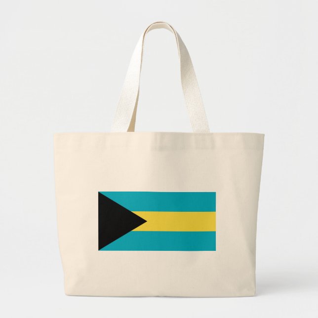 Bag med Flagga Bahamas Jumbo Tygkasse (Framsidan)