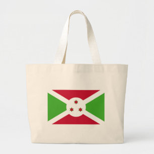 Bag med Flagga Burundi Jumbo Tygkasse