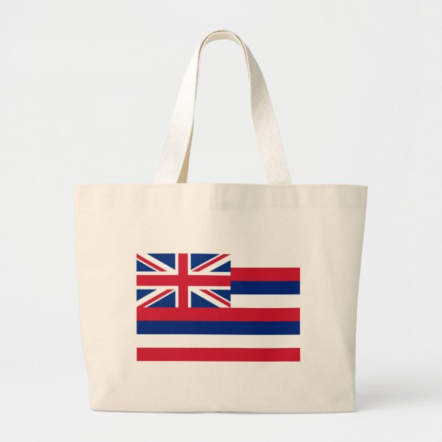 Bag med Flagga från delstaten Hawaii - USA Jumbo Tygkasse (Framsidan)