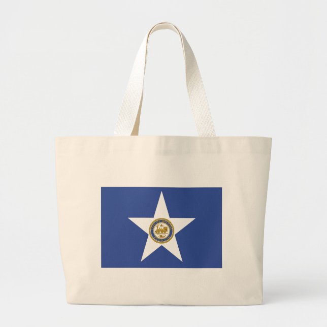 Bag med Flagga Houston, USA Jumbo Tygkasse (Framsidan)
