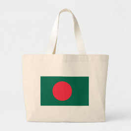 Bag med Flagga i Bangladesh Jumbo Tygkasse