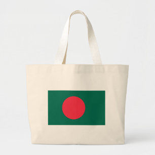 Bag med Flagga i Bangladesh Jumbo Tygkasse