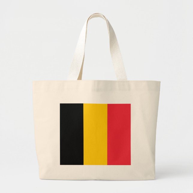 Bag med Flagga i Belgien Jumbo Tygkasse (Framsidan)