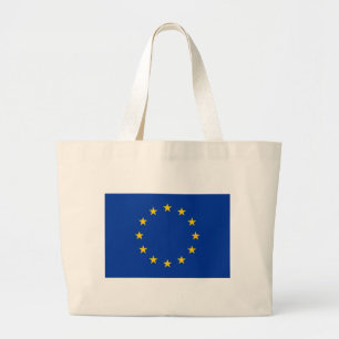 Bag med Flagga i EU Jumbo Tygkasse