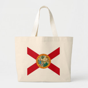 Bag med Flagga i Florida-staten - USA Jumbo Tygkasse