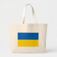 Bag med Flagga i Ukraina