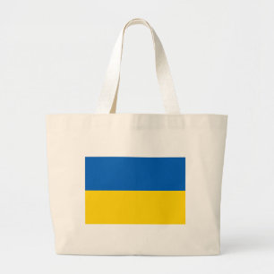 Bag med Flagga i Ukraina Jumbo Tygkasse