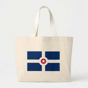 Bag med Flagga Indianapolis Jumbo Tygkasse