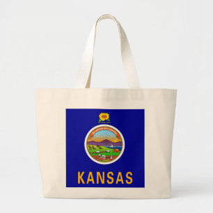 Bag med Flagga Kansas State - USA Jumbo Tygkasse