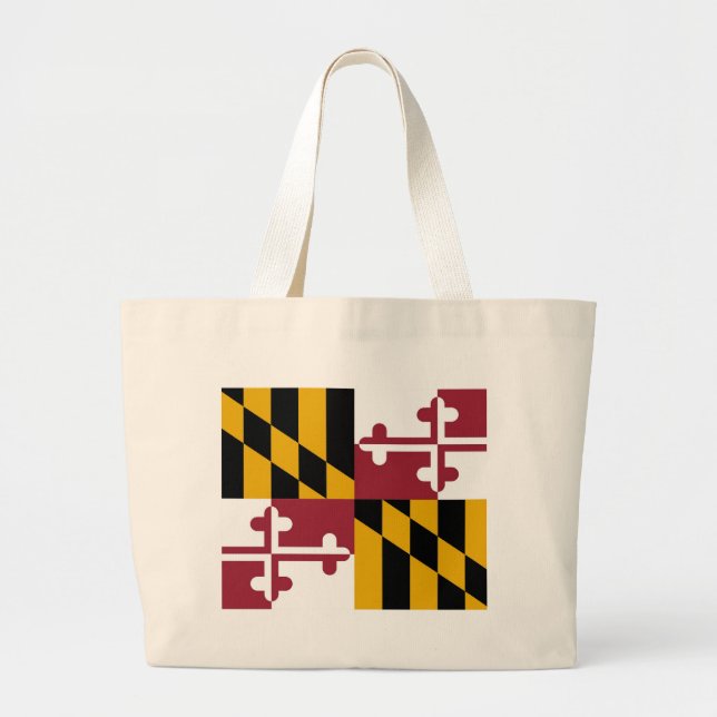 Bag med Flagga Maryland State - USA Jumbo Tygkasse (Framsidan)