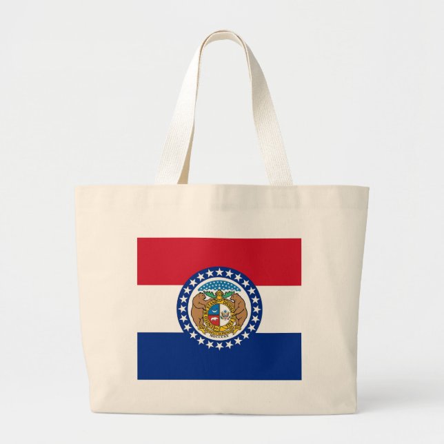Bag med Flagga Missouri State - USA Jumbo Tygkasse (Framsidan)