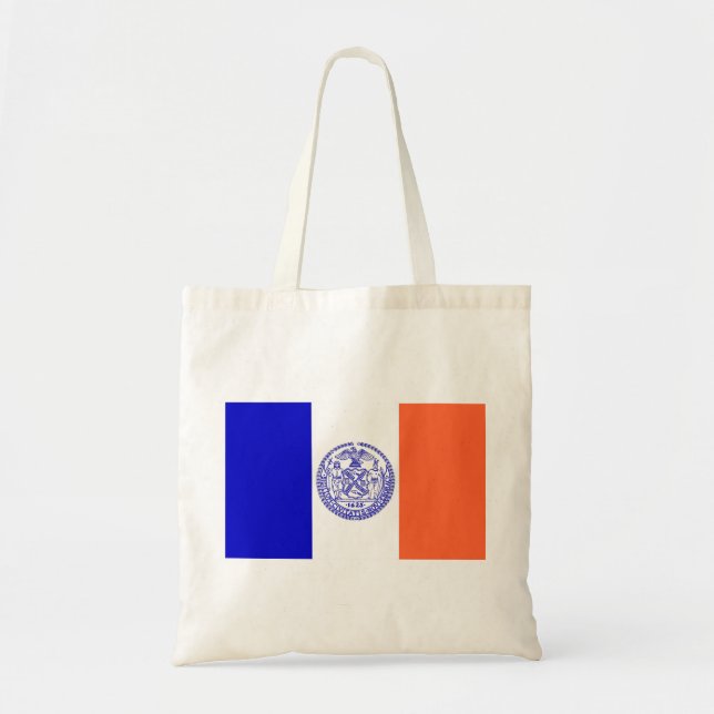 Bag med Flagga New York City - USA Tygkasse (Framsidan)