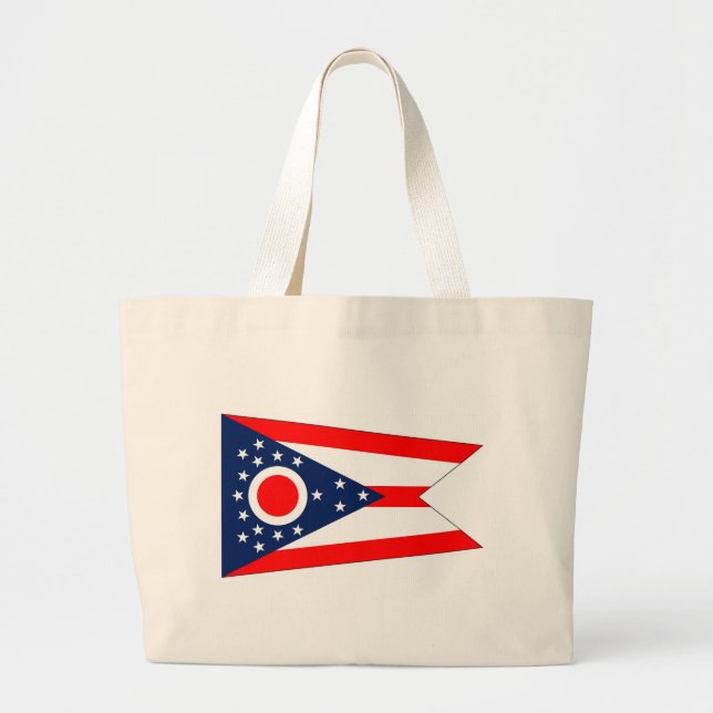 Bag med Flagga Ohio State - USA Jumbo Tygkasse (Framsidan)