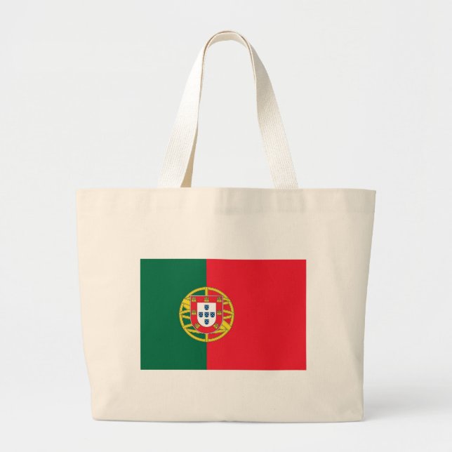 Bag med Flagga Portugal Jumbo Tygkasse (Framsidan)