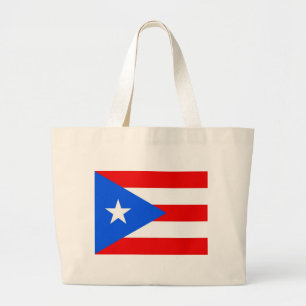 Bag med Flagga Puerto Rico - USA Jumbo Tygkasse