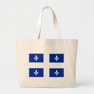 Bag med Flagga Quebec, Kanada Jumbo Tygkasse