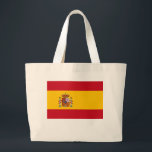 Bag med Flagga Spanien Jumbo Tygkasse<br><div class="desc">Bär med pridet det du behöver med att använda vår snyggt väska med den sjudande flagga i Spanien! Den här öga-fångstpåsen är en perfekt för vardaglig använda, oavsett om du är på väg till stranden, går på shoppingplats eller helt enkelt behöver en tillförlitlig "carry"-all. Den spanska flagga djärva färg och...</div>
