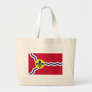 Bag med Flagga St. Louis, Missouri Jumbo Tygkasse