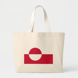 Bag med Grönlands Flagga Jumbo Tygkasse