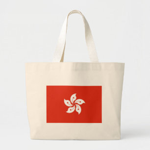 Bag med Hongkongs Flagga, China Jumbo Tygkasse