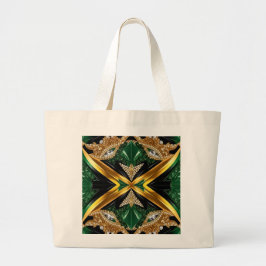 Bag med Jamaican Färg Design Jumbo Tygkasse
