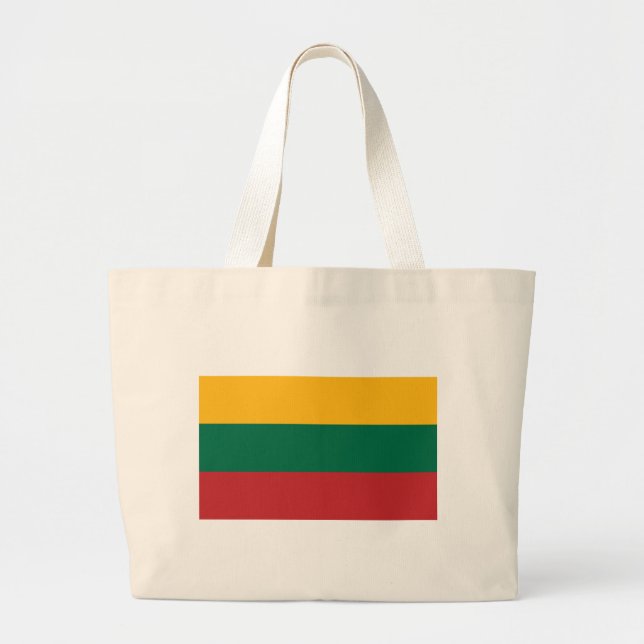 Bag med Litauens Flagga Jumbo Tygkasse (Framsidan)