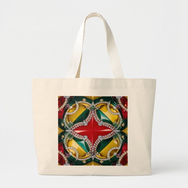 Bag med Los Angeles Färg Design Design Jumbo Tygkasse (Framsidan)