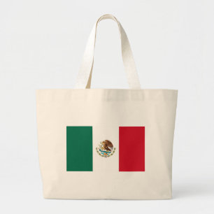 Bag med Mexikos Flagga Jumbo Tygkasse