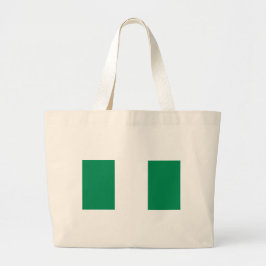 Bag med Nigerias Flagga Jumbo Tygkasse