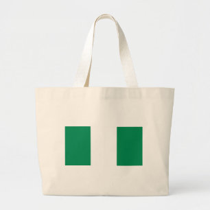 Bag med Nigerias Flagga Jumbo Tygkasse