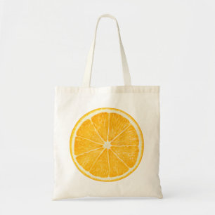 Bag med orange segment tygkasse