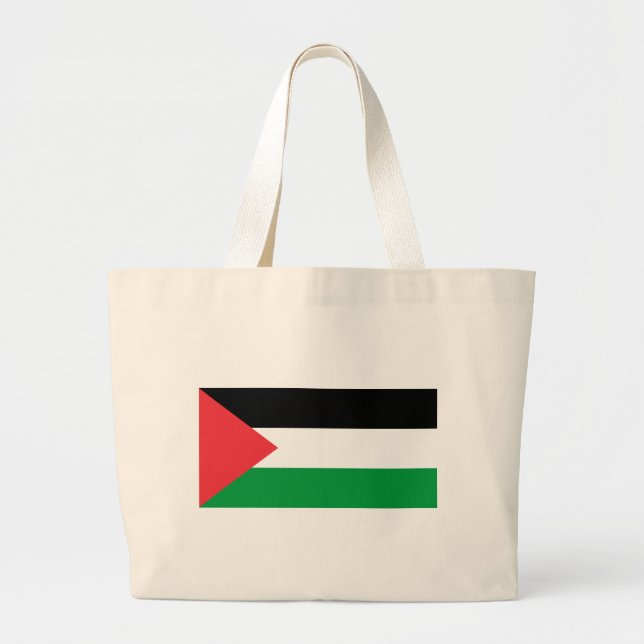Bag med Palestinas Flagga Jumbo Tygkasse (Framsidan)