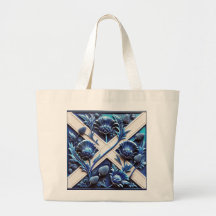 Bag med Scottish Thistles Design