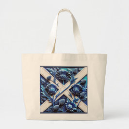 Bag med Scottish Thistles Design Jumbo Tygkasse