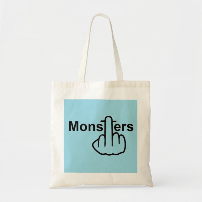 Bag Monster Flip Tygkasse (Framsidan)