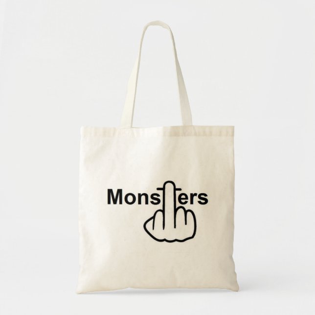 Bag Monster Flip Tygkasse (Framsidan)