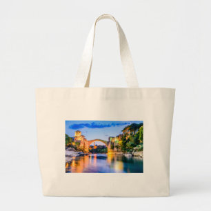 Bag Mostar Bosnien och Hercegovina Jumbo Tygkasse