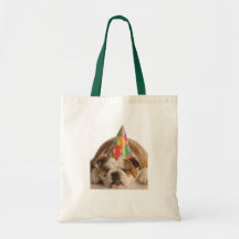 BAG    TOTEBULLDOG BIRTHDAY CUSTOMIZE