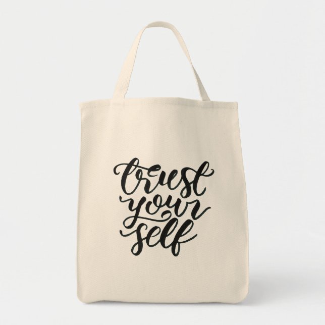 Bag Trust yourself Tygkasse (Framsidan)
