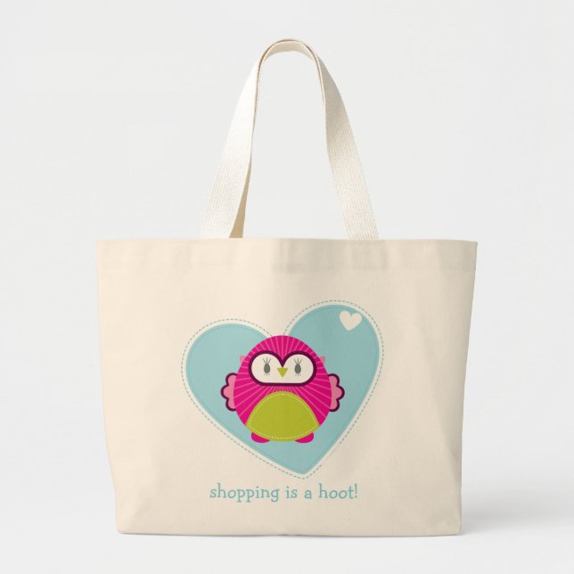 BAG: uggla - hoot Jumbo Tygkasse (Framsidan)
