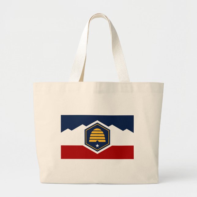 Bag with Flag of Utah, USA Jumbo Tygkasse (Framsidan)