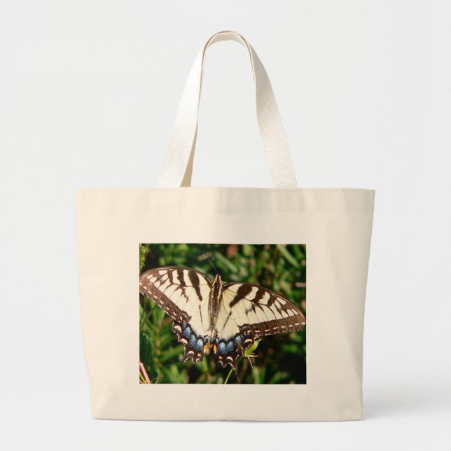 Bag, Zebra Swallowtail Butterfly Jumbo Tygkasse (Framsidan)