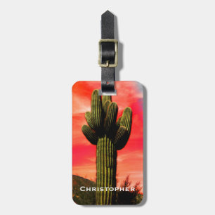 Bagage för Southwest för himmel för Saguarokaktus Bagagebricka