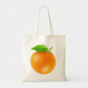Bagage med orange tygkasse